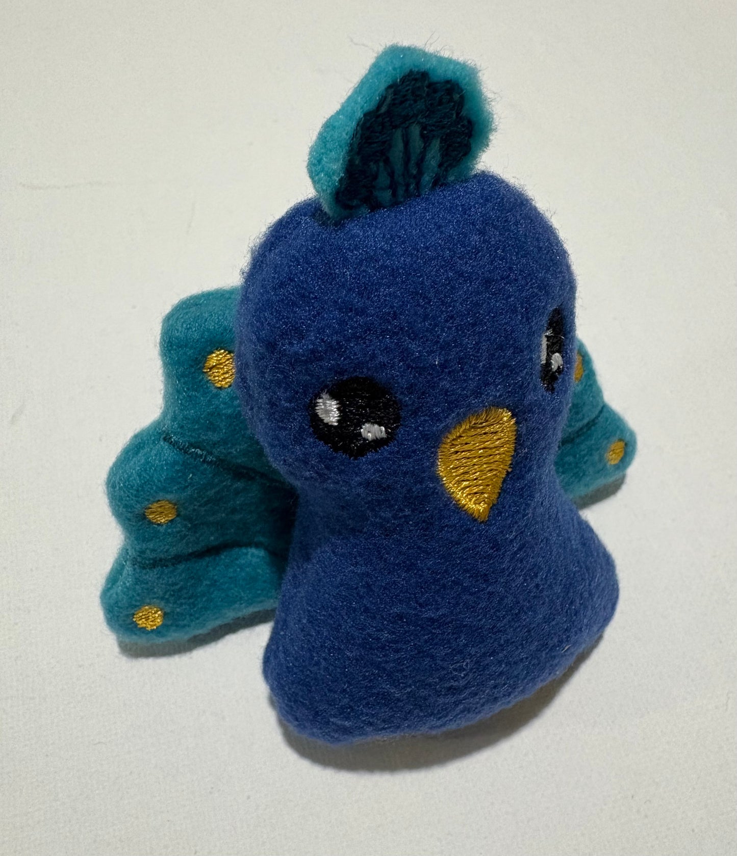 Palm Sized Peacock Plushie (companion to books)