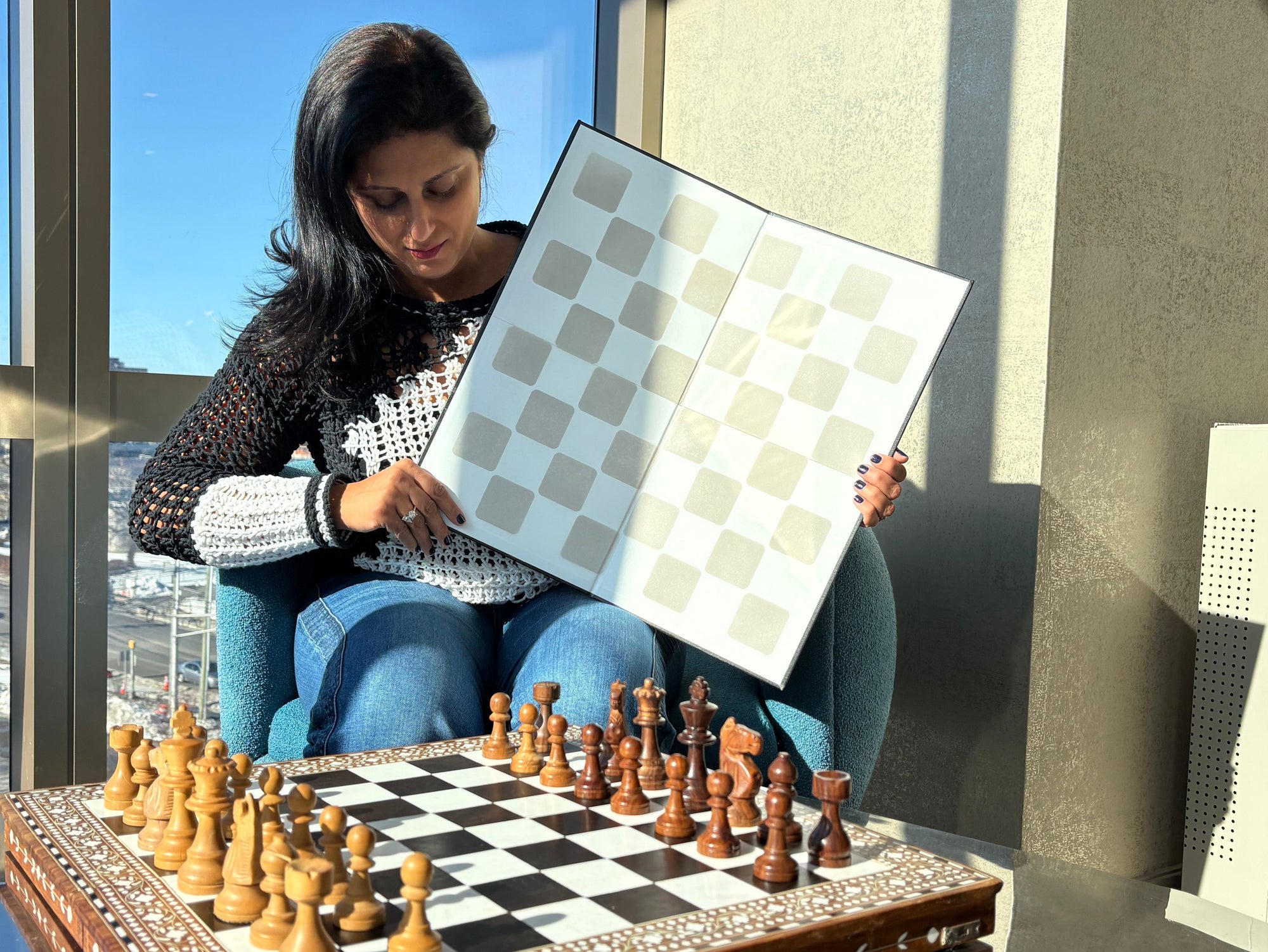 mindful creative art kit
indian pattern art practice
chess DIY painting