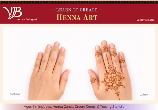 Henna Art Practice Kit